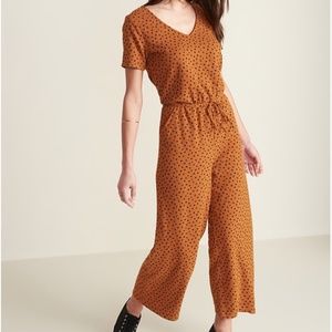 Jumpsuit - Bouclé-Knit Waist Defined